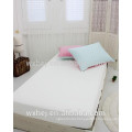 Hotel Motel Hospital white fitted single bed sheet wholesale